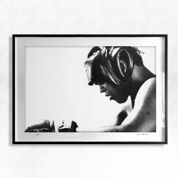 Head Guard - Muhammad Ali Prints by Chris Smith
