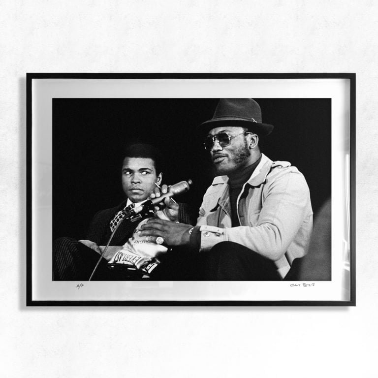 Ali Keeping An Eye Out For Joe - Muhammad Ali Prints by Chris Smith