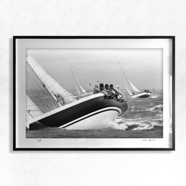 Admirals Cup Cowes sailing regatta - vintage yachting photography print by Chris Smith
