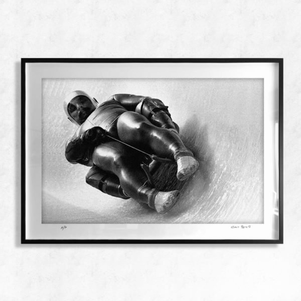 Double Luge Olympics Sarajevo 1984 - Muhammad Ali Prints by Chris Smith
