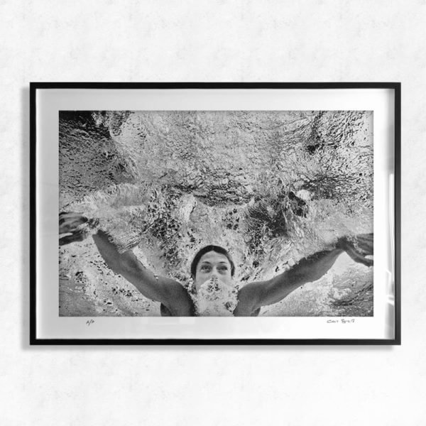 Butterfly swimmer in action - Olympic swimming sports photography print by Chris Smith