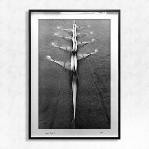 Oxford Cambridge Boat Race 1973 - vintage rowing photography print by Chris Smith