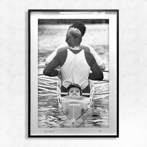 Henley Royal Regatta coxed pairs rowing race - vintage sports photography print by Chris Smith
