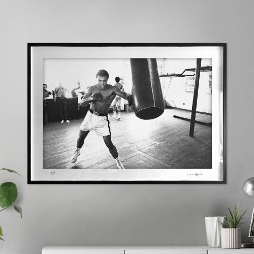 Ali On The Heavy Bag